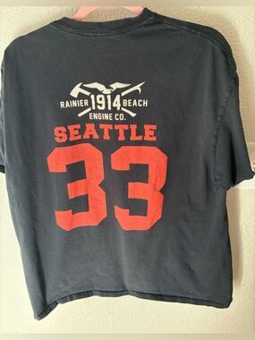 Seattle Fire Department Rainier Beach Engine Company 1914 33 Tee Shirt